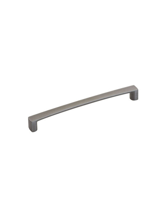 Roline 504 Handgriff Möbelgriff aus Zamak Anthracite 140mm (Zentrenabstand 128mm) 504-128 1Stück