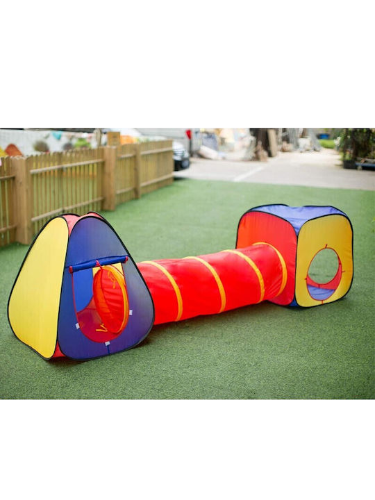 Cort pentru Copii Tunel Pop Up Multicolor pentru 3+ ani