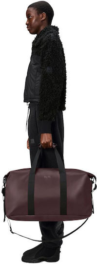 Rains Hilo Weekend Bag Sack Voyage Back 36lt Burgundy made of Artificial Leather L52xW26xH27cm 14200-129