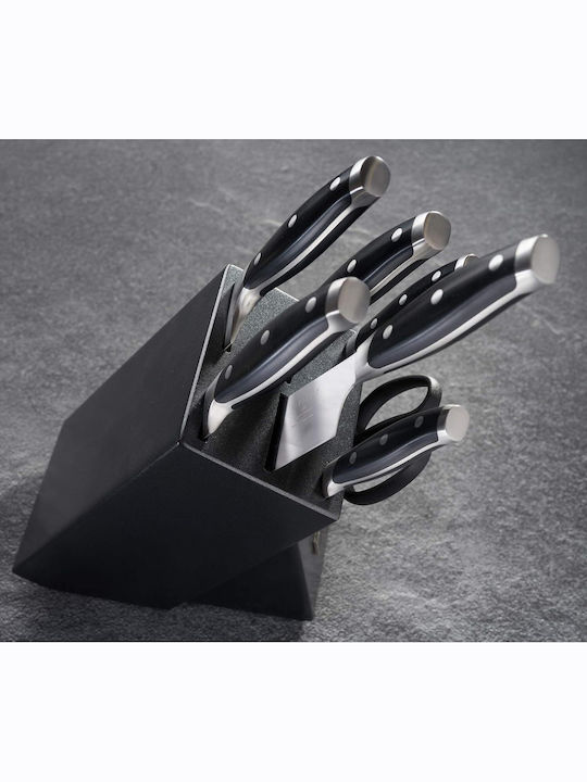 Orient Knife Set with Block from Stainless Steel 8pcs