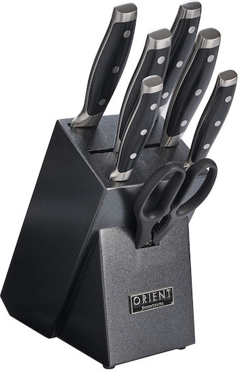 Orient Origin Series Σετ Μαχαίρια με Βάση από Ανοξείδωτο Ατσάλι 8τμχ
