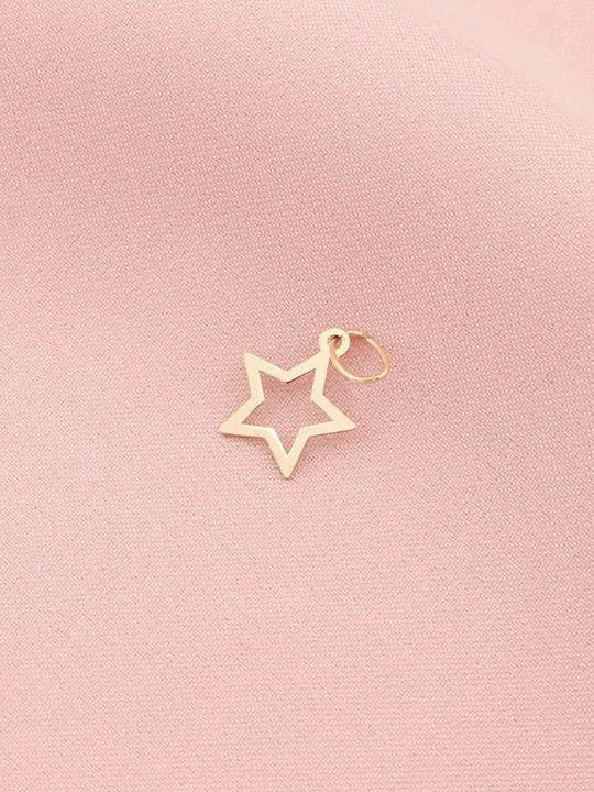 Sorelly Charm Звезда от Жълто Злато 14 Карата