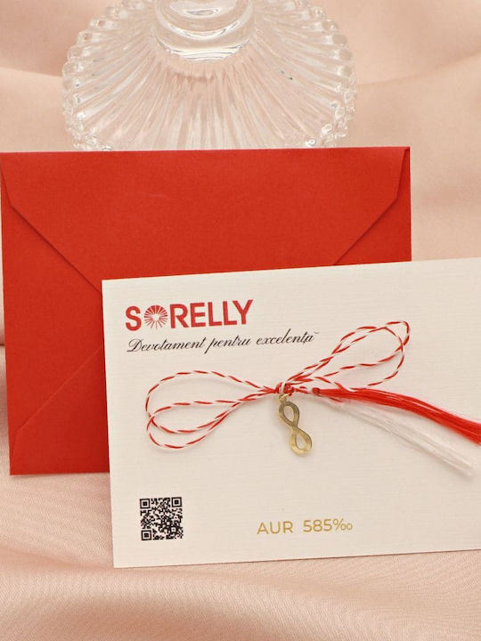 Sorelly Charm Άπειρο από Χρυσό 14Κ