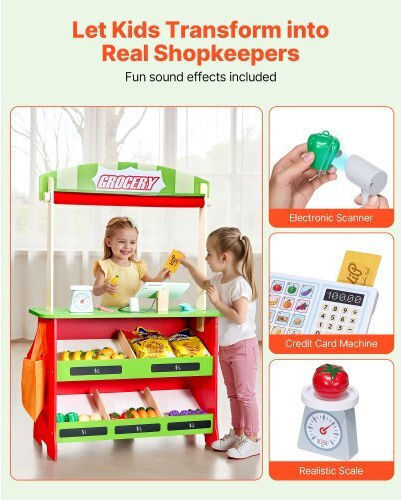 Vevor Kids Wooden Shop For 3+ Years