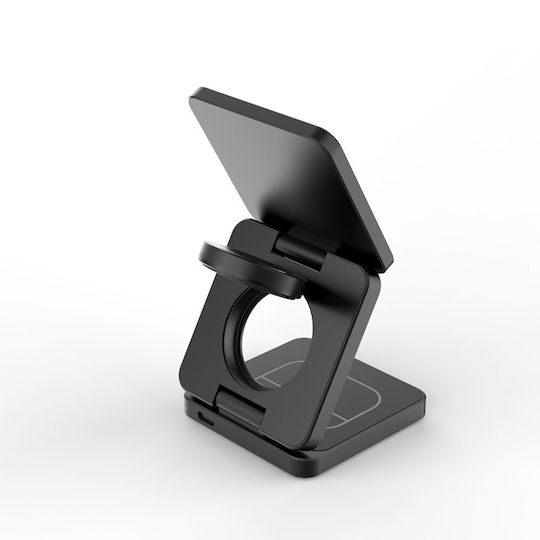 MISURA Wireless Charger (Qi Pad) and Cable USB-C 30W Blacks
