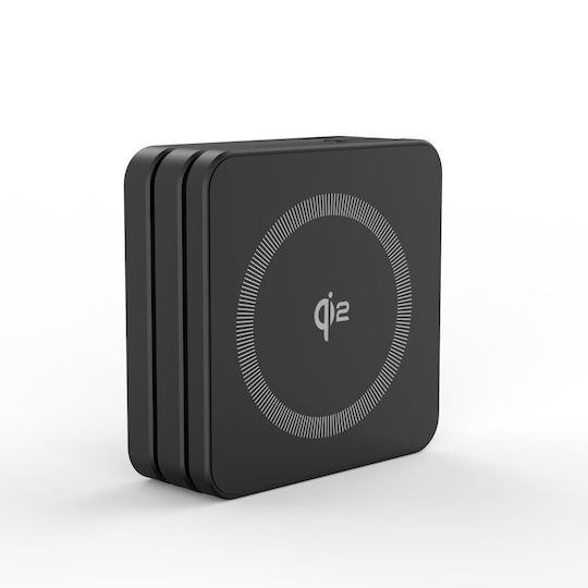 MISURA Wireless Charger (Qi Pad) and Cable USB-C 30W Blacks
