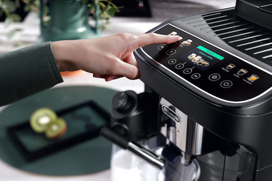De'Longhi Magnifica Evo Next Automatic Espresso Coffee Machine 1450W Pressure 15bar for Cappuccino with Coffee Grinder ECAM310.60.B