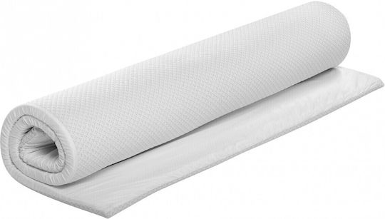 Mattress Topper Argentum Therapy Semi-Double Foam with Removable Cover 120x200x5cm