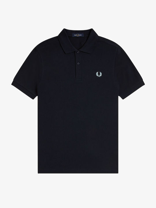 T-Shirt Navy, Mint Blue