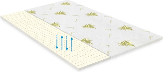 Ανώστρωμα Free Air King Size Memory Foam Eμποτισμένο με Αλόη 180x190x3εκ.