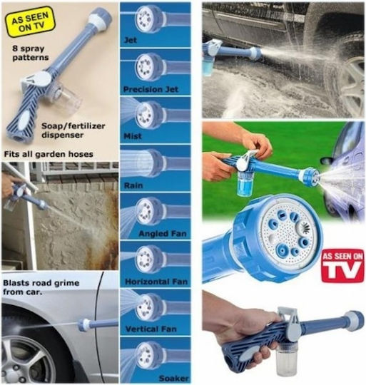 Foxmag24 Spray Wash Gun Soap Holder 8 Spray Types 3 Control Modes