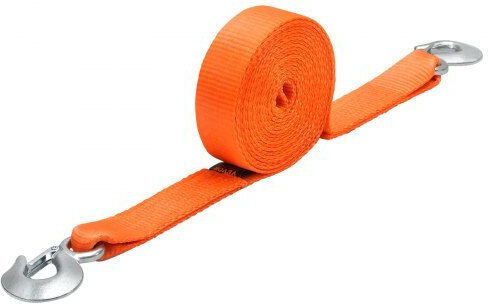 Vevor Car Towing Rope with Towing Capacity up to 7.7 Tons in Orange Colour