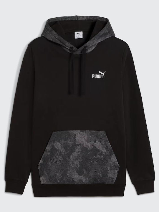 Essentials Sweatshirt mit Kapuze Schwarz