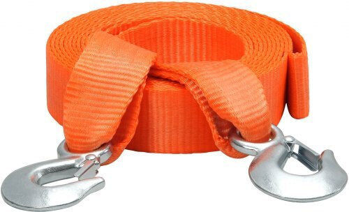Vevor Car Towing Rope with Towing Capacity up to 7.7 Tons in Orange Colour