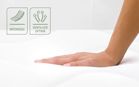 Green Future Mattress Topper Mellody Semi-Double Foam with Removable Cover 120x200x5cm