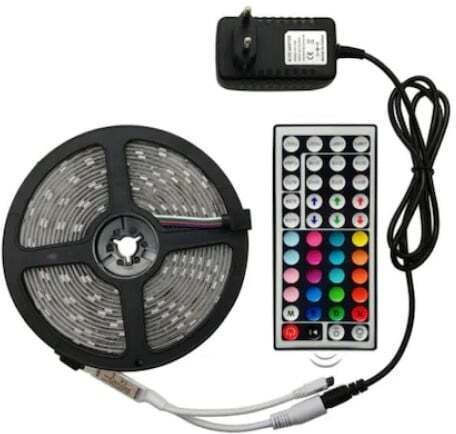 Inteligent Bandă LED RGB Lumină 2x5m Tip SMD5050 cu Telecomandă
