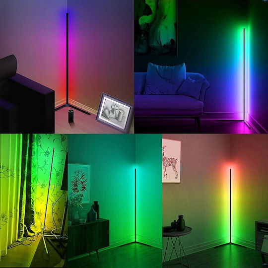 Masterled Lampa de podea LED Î140xL37cm. cu Lumină RGB 150lm Gri