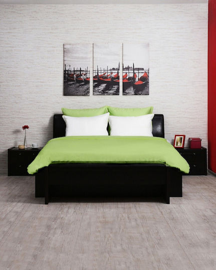 Green Future Elektrische Gitarren Doppelbett 200x220 Grün