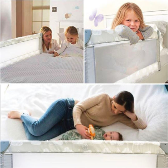 Foldable Bed Rail Guard 120x43.5cm 1pcs