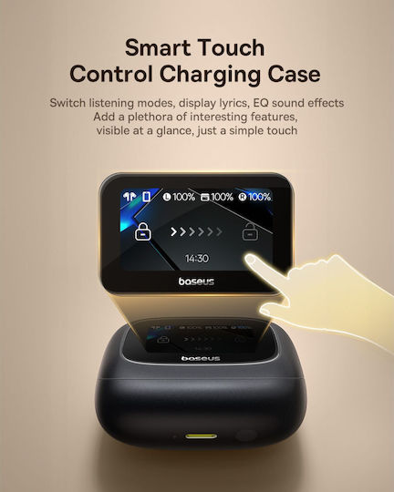 Baseus Bowie M2s Ultra In-ear Bluetooth Handsfree Earphones with Charging Case Black