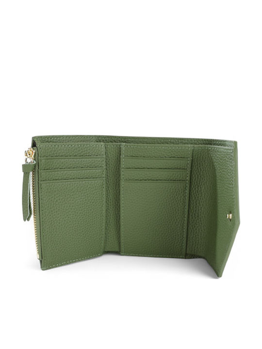 Small Leather Women's Wallet Classic Green