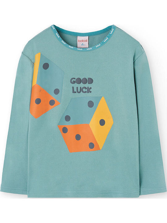 Boboli Kids' Pajamas Bay Leaf Mint