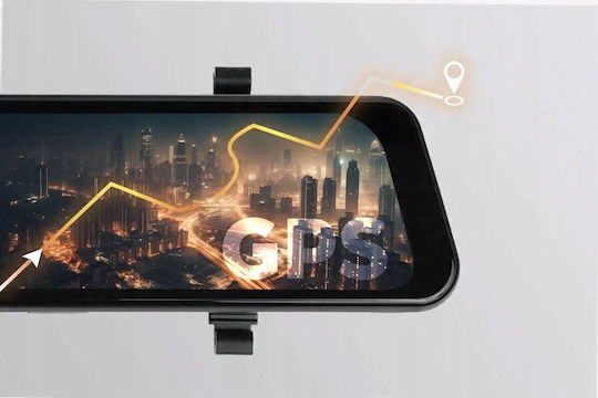 Σετ Καθρέπτης με Κάμερα DVR Αυτοκινήτου 4K Wi-Fi, GPS & Κάμερα Οπισθοπορείας