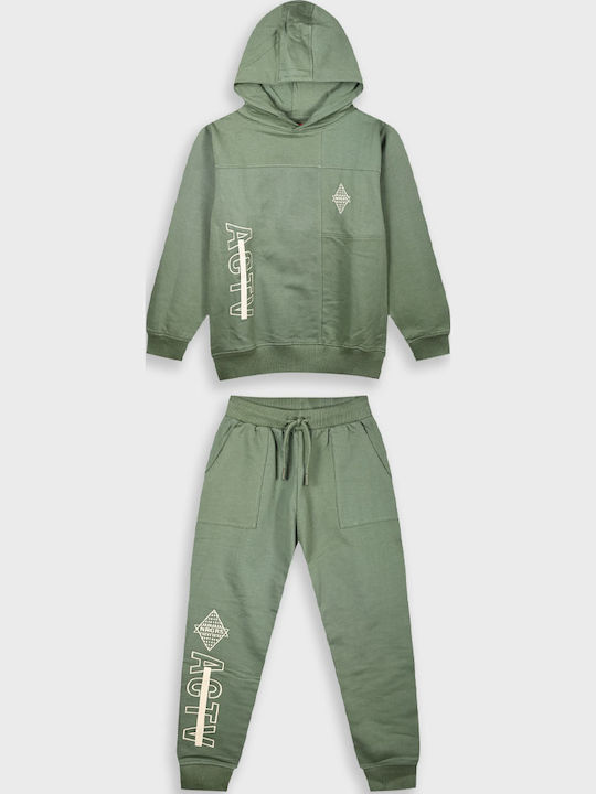 Kids Sweatpants Set Anthracite 2pcs