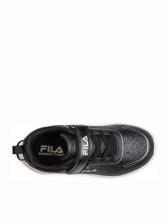 Kids Sneakers with Scratch Black
