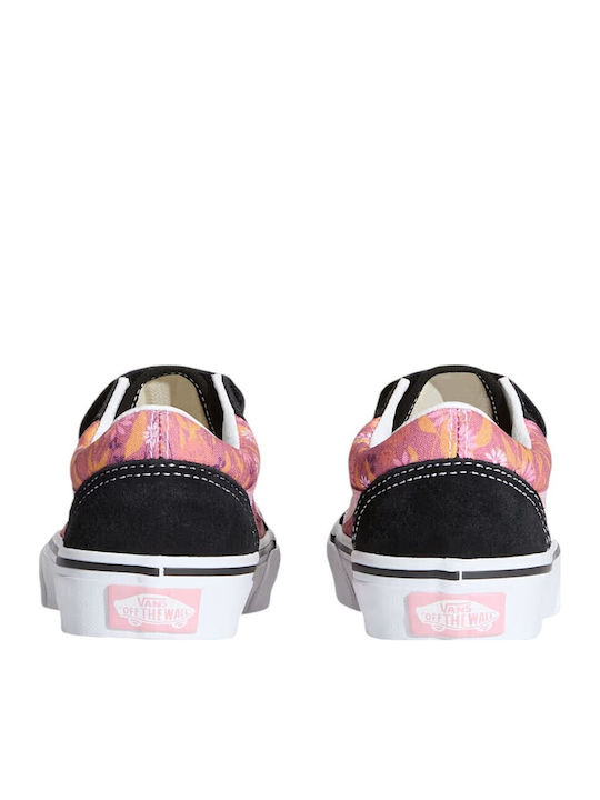 Old Skool V Kids Sneakers with Scratch Pink