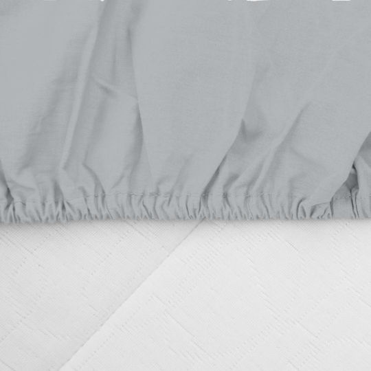 Heinner Sheet Semi Double 180x200cm. Gray