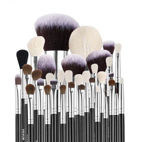 Vevor Professional Set with Makeup Brushes for Foundation made of Synthetic Hair 34pcs