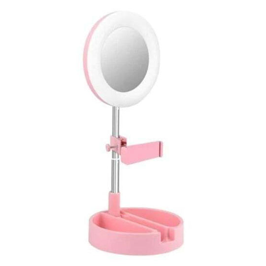 Schminkspiegel mit Licht Rosa