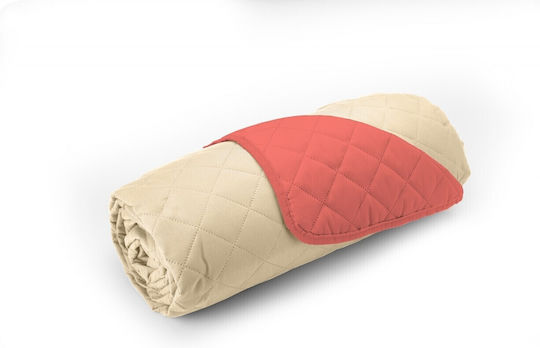 Alcam Cuvertură Coral/Crem 210x220cm Alcam Cuvertură Coral/Crem 210x220cm