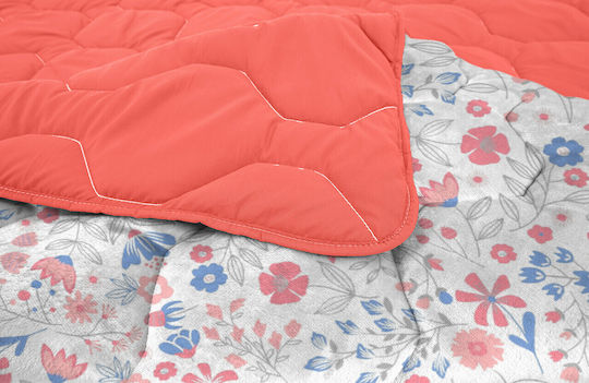 Alcam Paradise Coverlet Double Coral 200x220cm