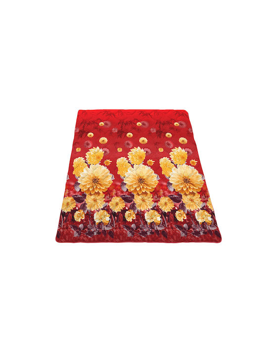 Alcam Armeria Κουβερλί Διπλό Κόκκινο 200x220cm
