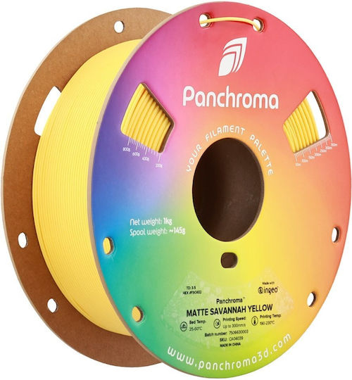 Polymaker PLA 3D Printer Filament 1.75mm Κίτρινο 1kg