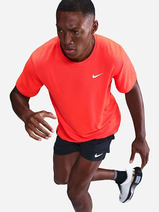 Miler Dri-Fit Athletic Short Sleeve T-Shirt Orange