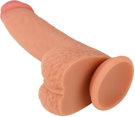 Dildo realist Cu ventuză Flesh 18cm
