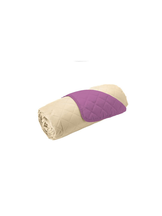 Alcam Ελαστικό Κάλυμμα Τριθέσιου Καναπέ Purple/vanilla