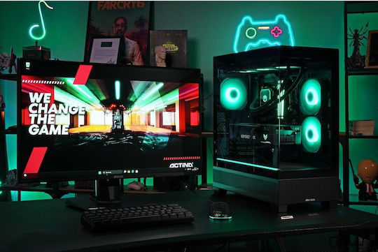 Actina KOMACNGIP0303 Гейминг Настолен компютър (Ryzen 7-7800X3D/32GB DDR5/2TB SSD/GeForce RTX 5080/W11 Home)