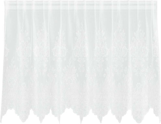 vidaXL Window Curtain With Pencil Pleat White 200x100cm