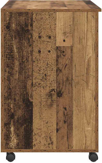 Computer Büro Holz Coffee mit Metallbeinen 91x50x77cm