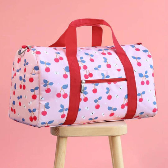 A Little Lovely Company Sack Voyage Pink Fabric L46xW22.5xH25cm