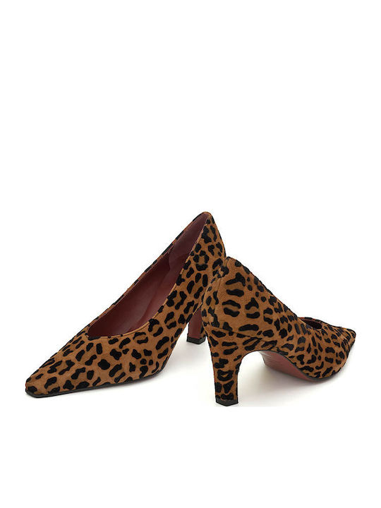 Pantofi cu toc Animal Print