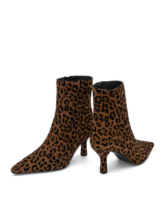 Wildleder Stiefeletten Damen Mehrfarbig