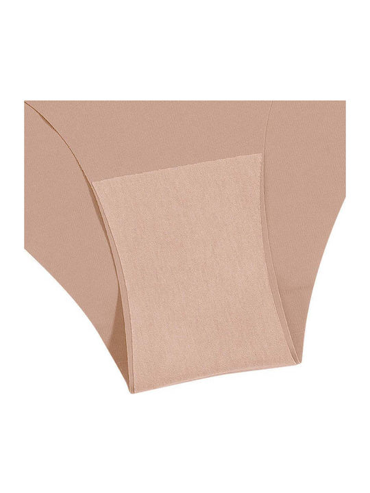 Hochtailliert Damen Slip Nahtlos Peach Pink