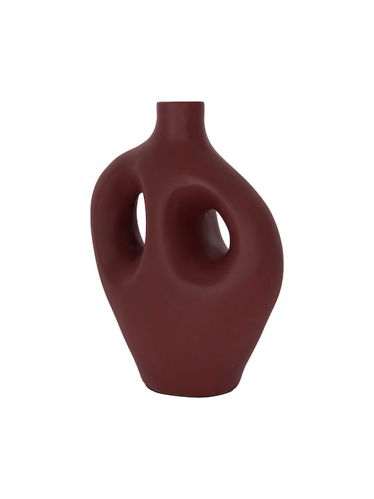 HomeMarkt Decorative Vase Fliker Orange 3x3x30cm