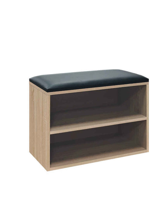 Kiana Wooden Shoe Organizer Beige 60x32x44cm