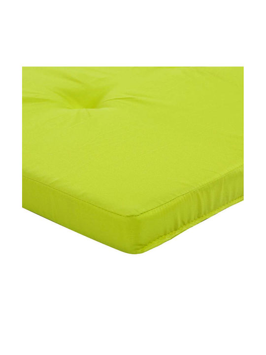 vidaXL Garden Chair Cushion with Backrest Bright Green 2pcs 58x77cm